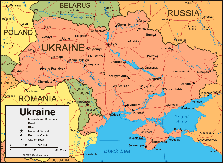 ukraine map